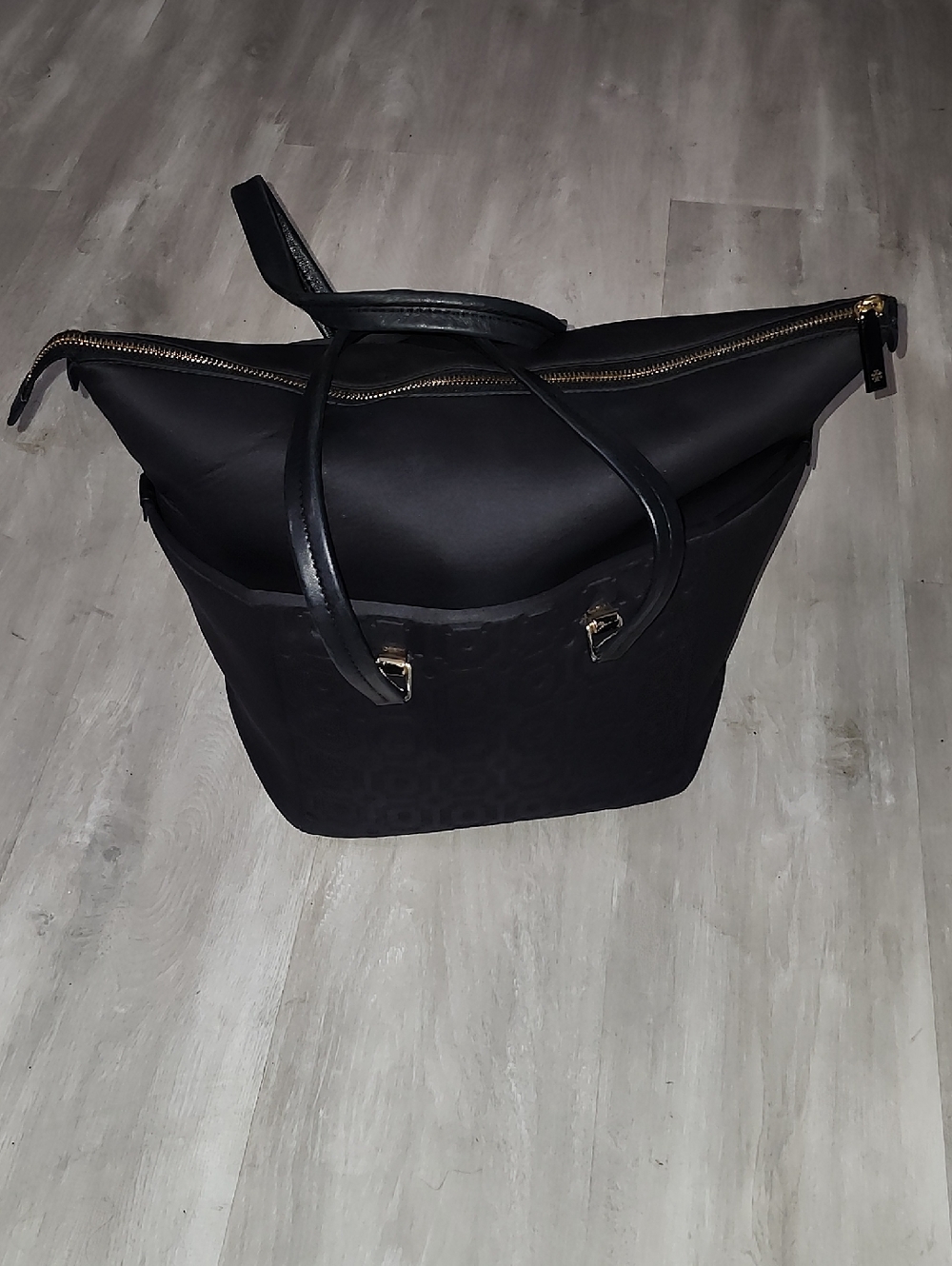 Tory Burch Embossed Neoprene Shopper Tote